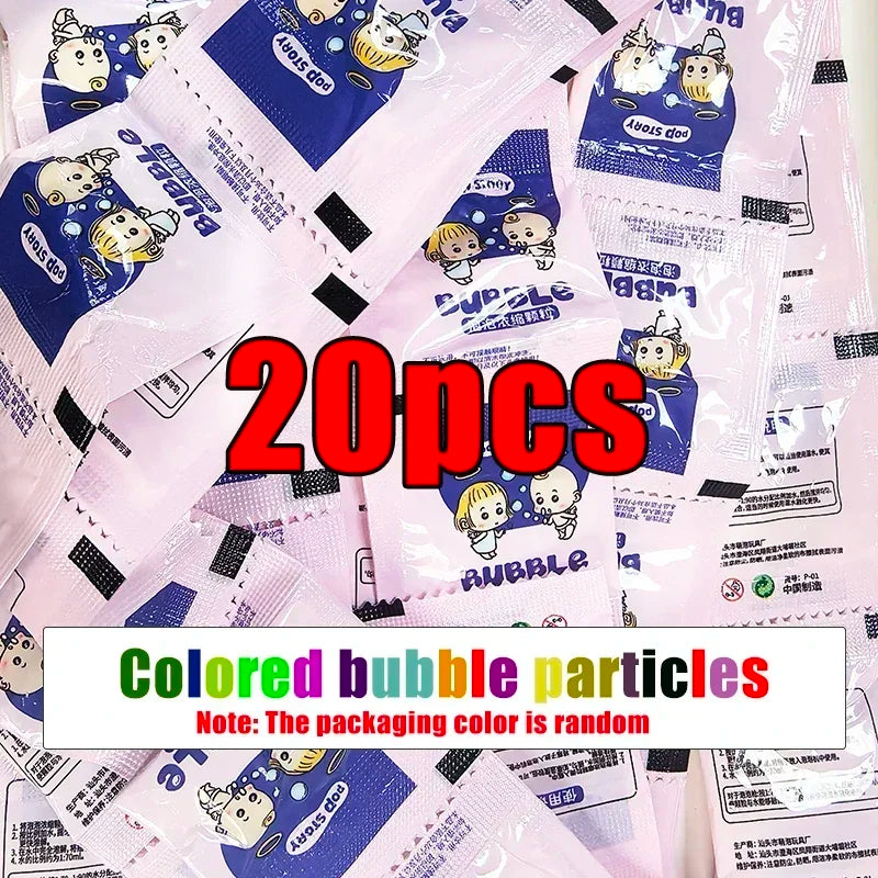 CowLost | product_id-10-40pcs-colorful-bubble-machine-concentrated-granules-10pcs-750ml-bubble-gun-supplement-liquid |19