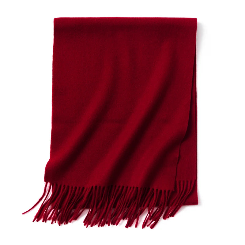 CowLost | winter-pure-long-wool-scarf-women-luxury-brand |76