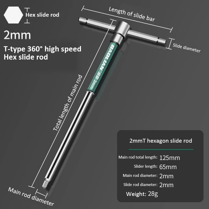 CowLost | t-bar-socket-wrench-2-10mm-adjustable-t-handle-speed-wrench-set-nut-spinner-hex-socket-t-shape-handle-wrench-2-way-drive-design |29