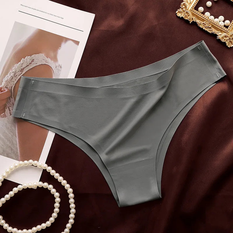 CowLost | product_id-women-s-ice-silk-seamless-low-waist-brazilian-briefs-m-xl-comfortable-panties |10