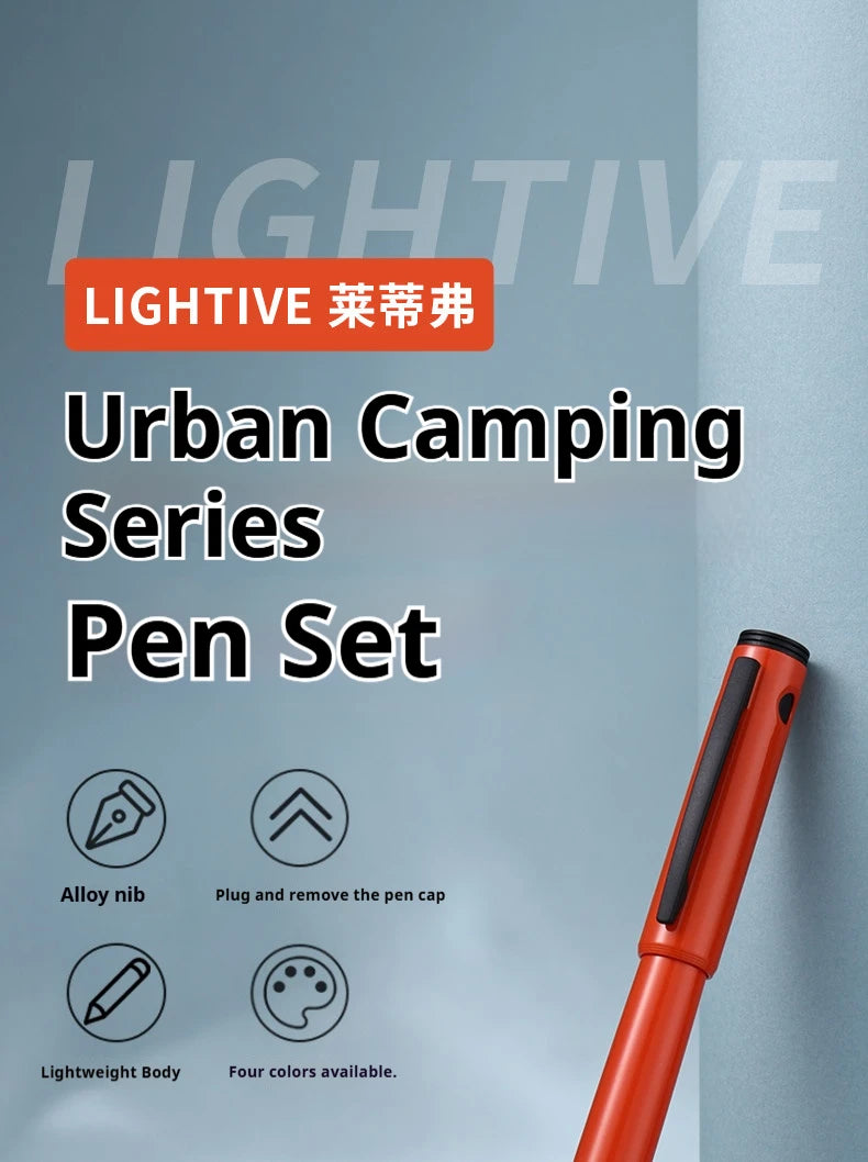 CowLost | product_id-pilot-lightive-p-flt23-1-urban-camping-fountain-pen-stainless-steel-tip-f-m-modern-design-for-journaling-calligraphy |7