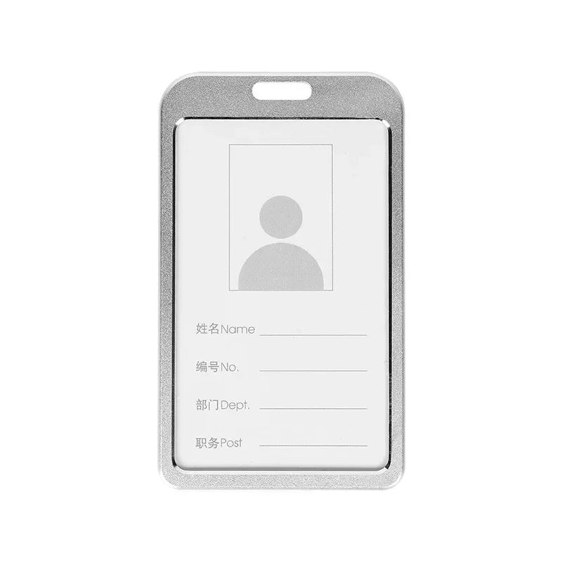 1 Pcs Aluminum Alloy Card Cover Case Bank Business Work Card Holder