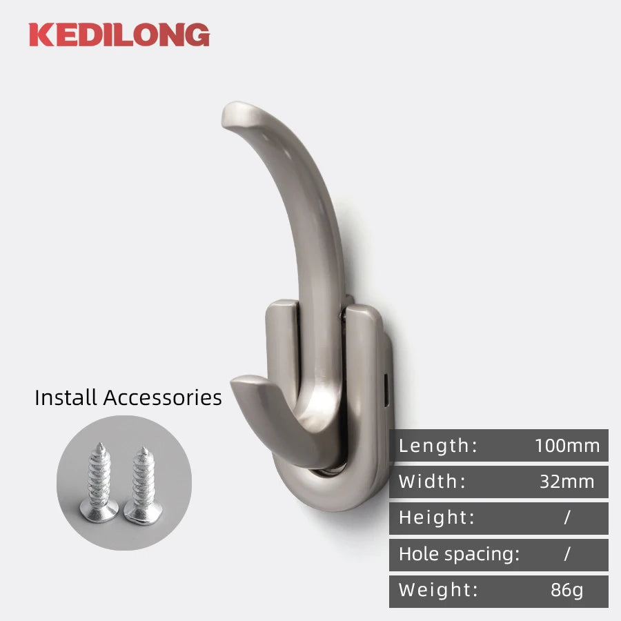 CowLost | modern-minimalist-zinc-alloy-black-clothes-hook-furniture |23