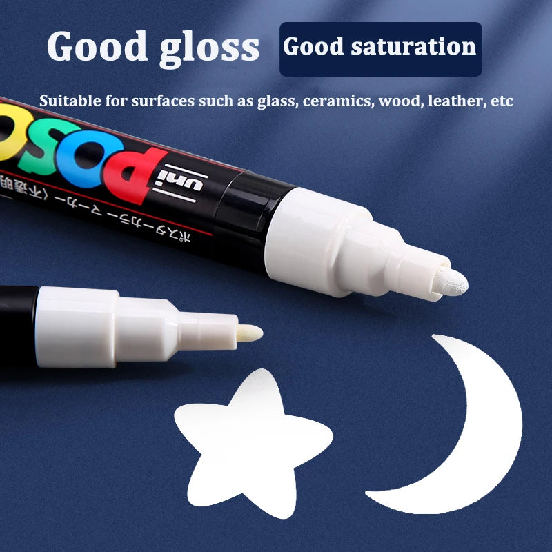 CowLost | product_id-uni-posca-white-acrylic-waterproof-permanent-marker-pen-pc-1m-3m-5m-art-supplies |4