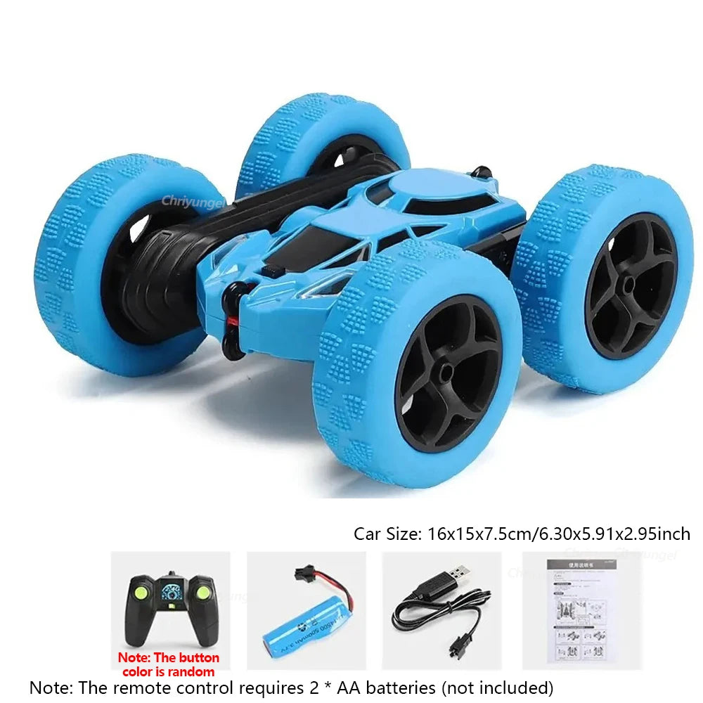 CowLost | rc-stunt-car-children-double-sided-flip-2-4g-remote-control-360-deree-rotation-off-road-drift-rc-car-gifts-for-kids-adults-boys |6