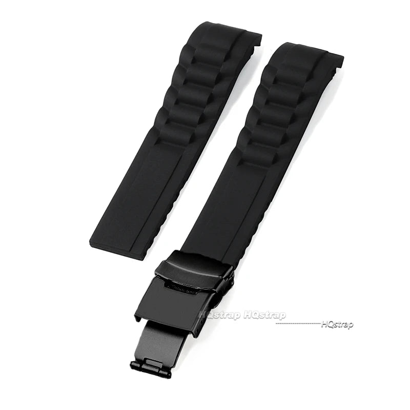 CowLost | product_id-curved-end-silicone-watch-band-20mm-22mm-universal-folding-buckle-replacement-strap |9