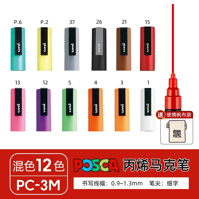 CowLost | product_id-uni-posca-marker-set-pc-1m-3m-5m-8k-17k-non-toxic-permanent-manga-paints-36-colors |31