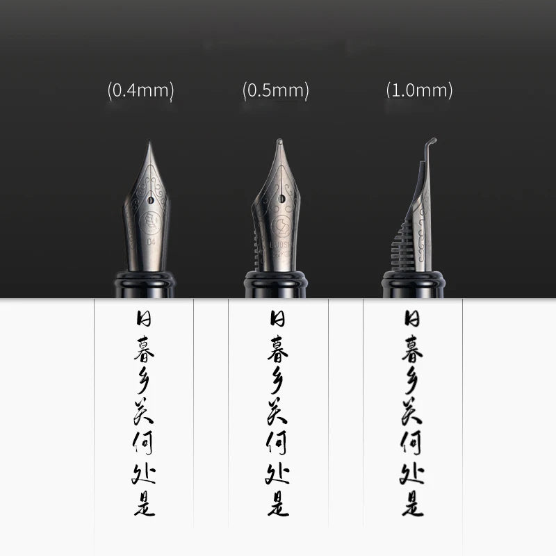 CowLost | product_id-luoshi-dragon-scale-engraved-metal-fountain-pen-0-4-0-5-1-0mm-nib-smooth-writing-calligraphy-office-gift |6