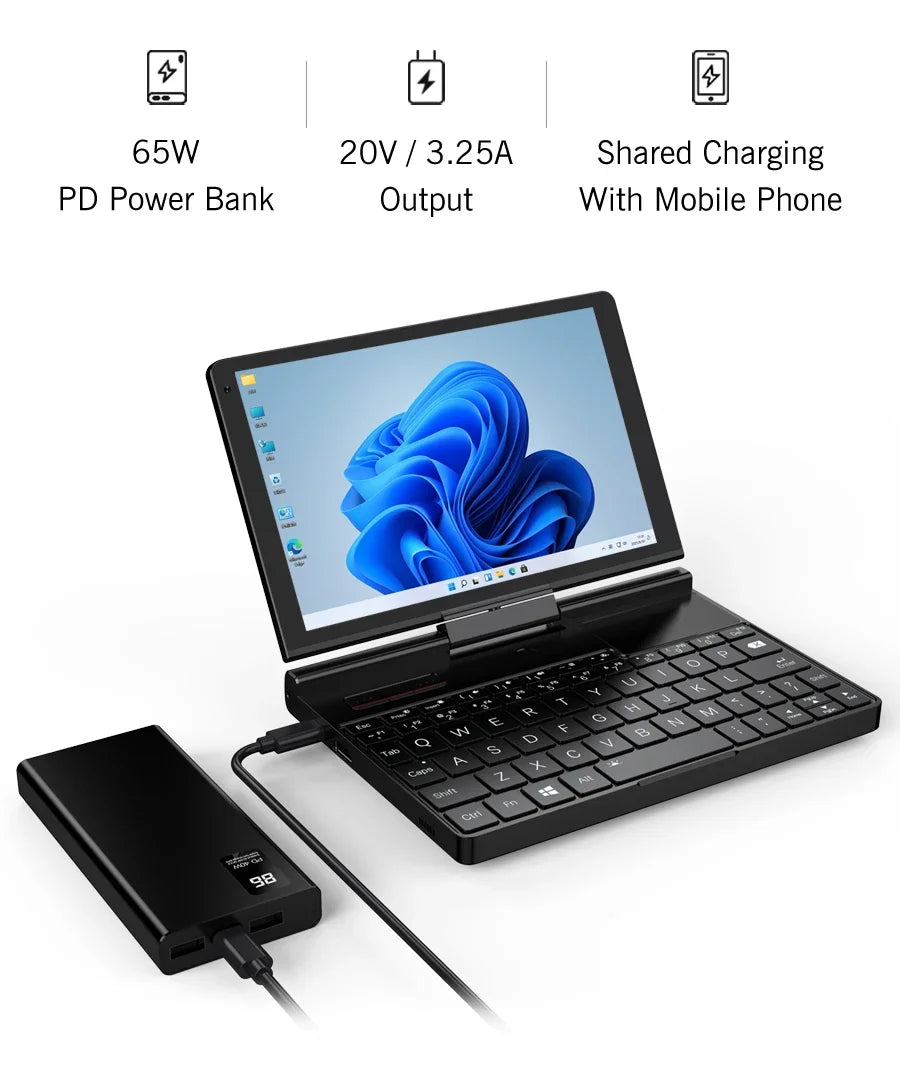 CowLost | gpd-pocket-3-intel-pentium-gold-7505ram-16gb-ram-12gb-ssd-hard-disk-windows-11-home-laptop-notebook-mini-pc-touch-screen |30