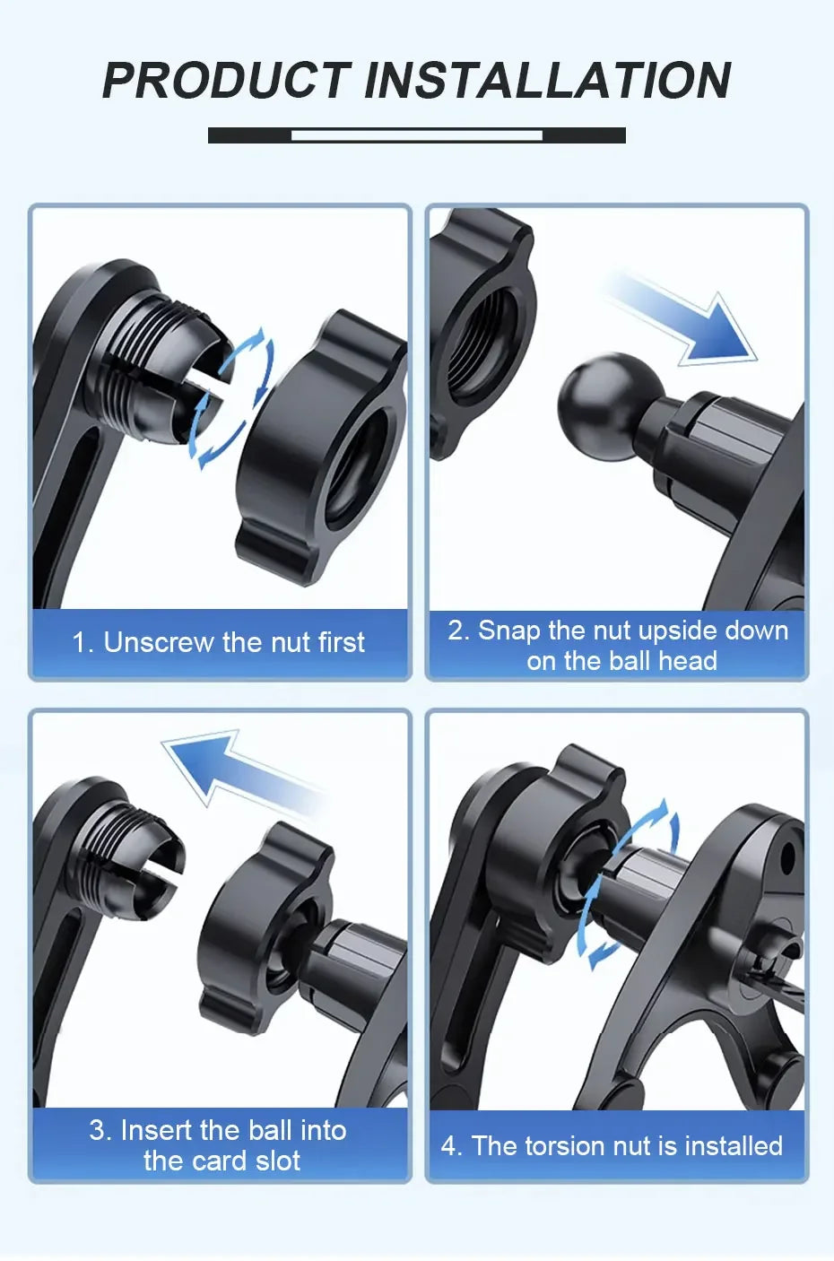 CowLost | mobile-phone-car-mounts-product_id-gravity-car-air-vent-phone-holder-360-rotation-mobile-stand-clip-mount |16