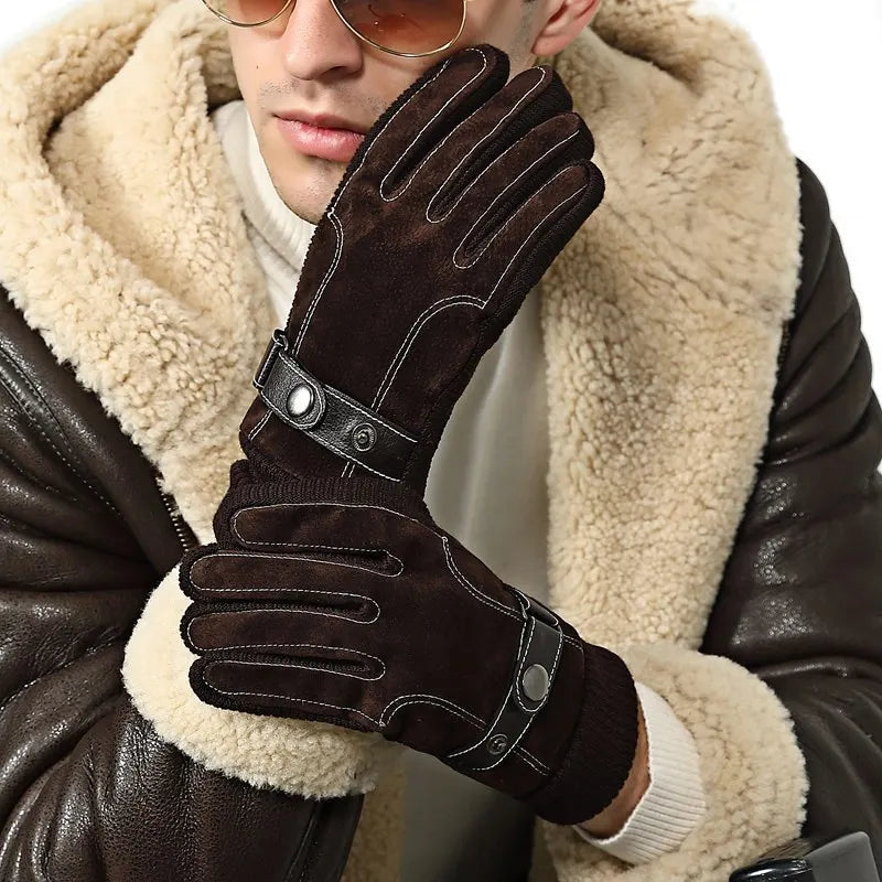 CowLost | winter-men-gloves-genuine-leather-touch-screen-warm |20
