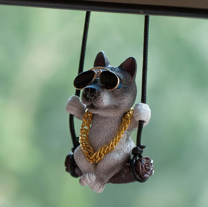 CowLost | product_id-resin-husky-dog-rearview-mirror-pendant-car-decoration-gift |7
