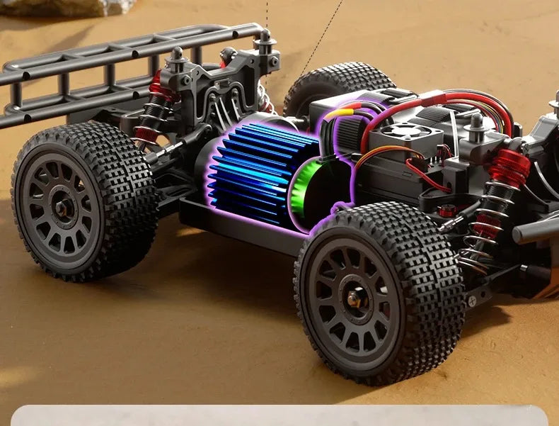 CowLost | fencing-barriers-jjrc-q130-70km-h-4wd-brushless-motor-rc-car-high-speed-drift-monster-truck |27