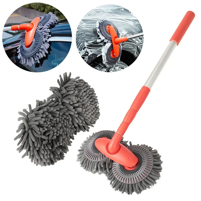 CowLost | car-wash-brushes-product_id-car-washer-mop-foam-brush-double-head-telescopic-for-roof-window-cleaning |1