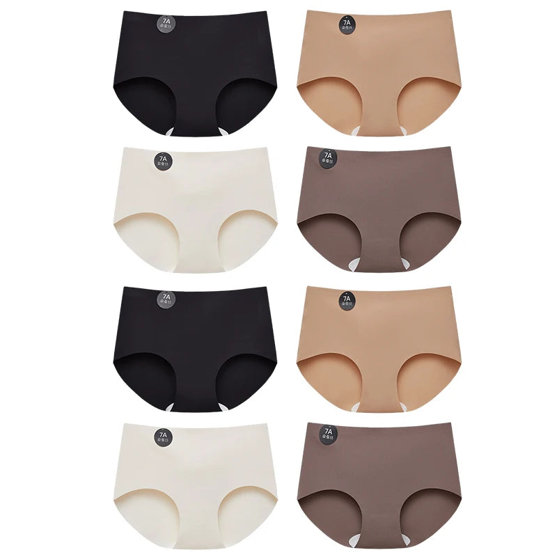 CowLost | product_id-fallsweet-8pcs-seamless-ultra-thin-high-elastic-mulberry-silk-panties-for-women-m-2xl |9