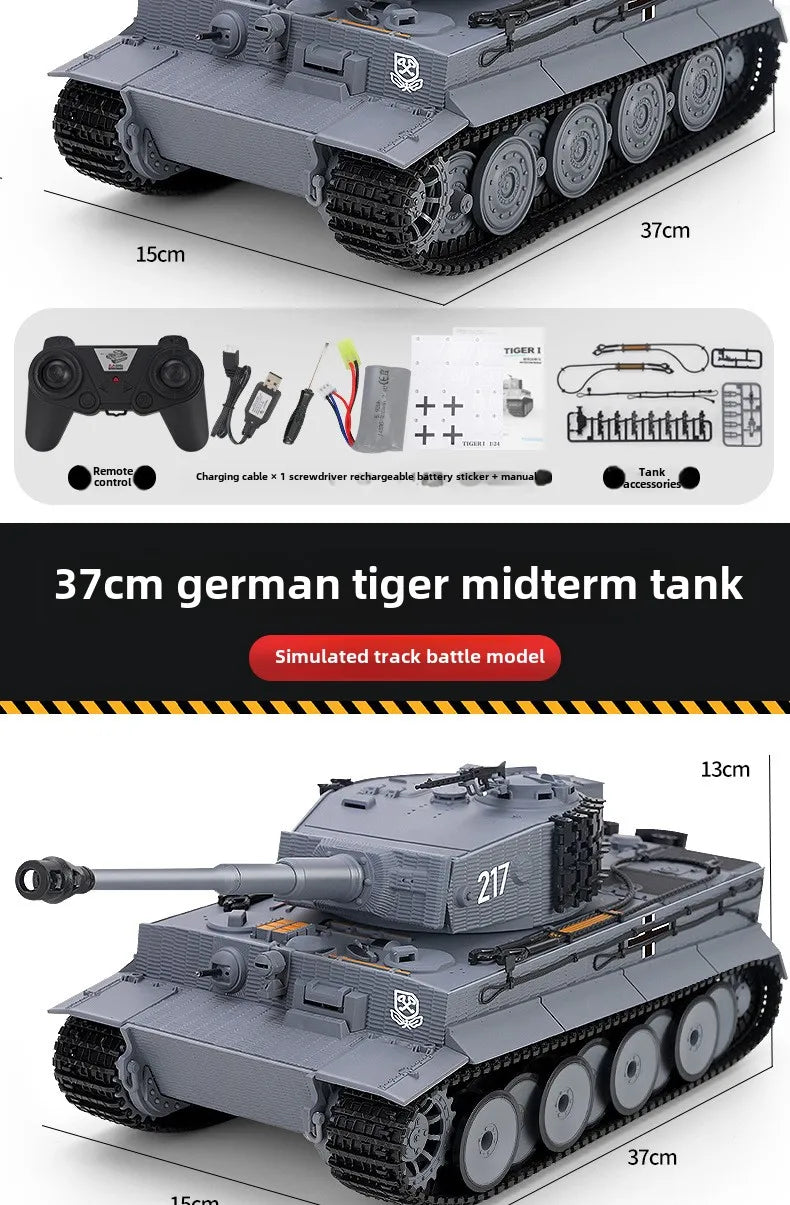 CowLost | intercom-accessories-taigen-1-24-rc-tiger-i-battle-tank-radio-control-toy |21