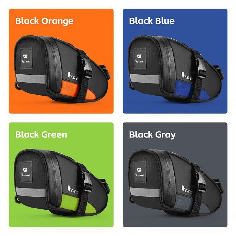 CowLost | west-biking-portable-bike-tail-bag-1-2l-reflective-cycling-bag-ultralight-waterproof |6