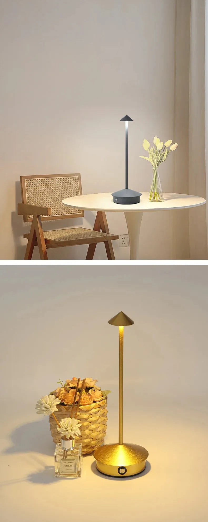 CowLost | product_id-rechargeable-type-c-touch-led-table-lamp-for-dining-hotel-bar-and-desk-use |12