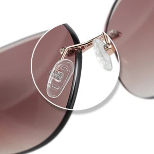 CowLost | zenottic-fashion-women-rimless-sunglasses-for-ladies-trendy-geometric-diamond-cutting-gradient-lens |17