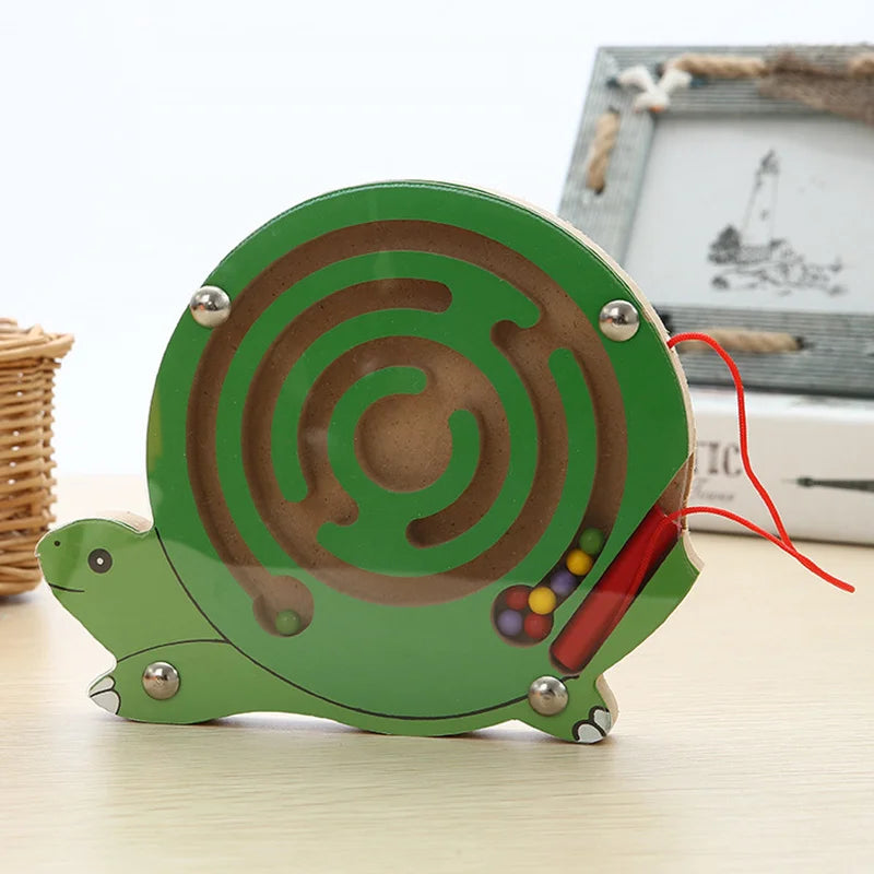 CowLost | fencing-barriers-childrens-wooden-magnetic-track-maze-balance-board-toy |12