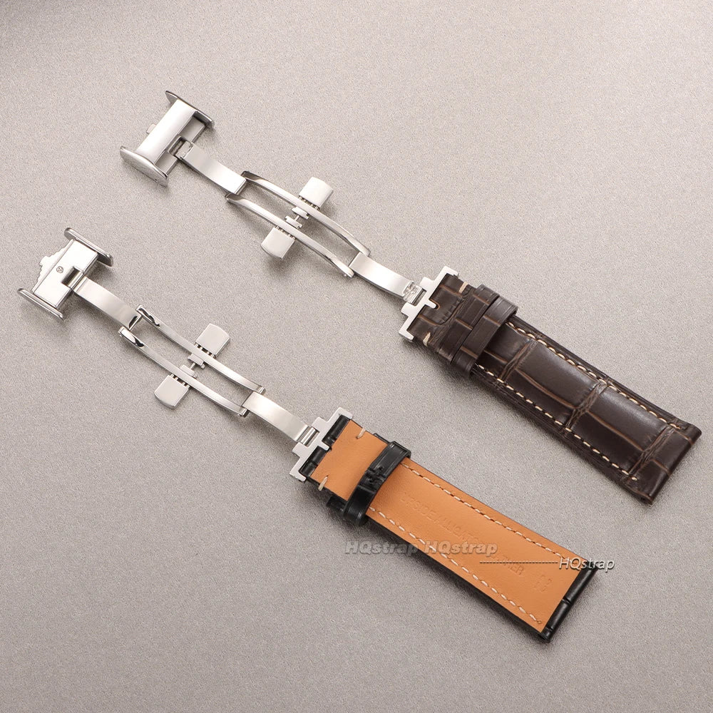 CowLost | watch-bands-product_id-cowhide-leather-watchband-for-longines-butterfly-buckle-18-22mm-replacement-strap |2