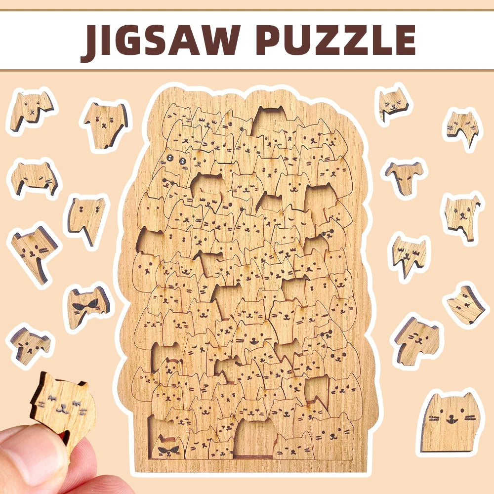 CowLost | product_id-wooden-animal-pattern-irregular-jigsaw-puzzle-decompression-game-for-adults-and-kids |1