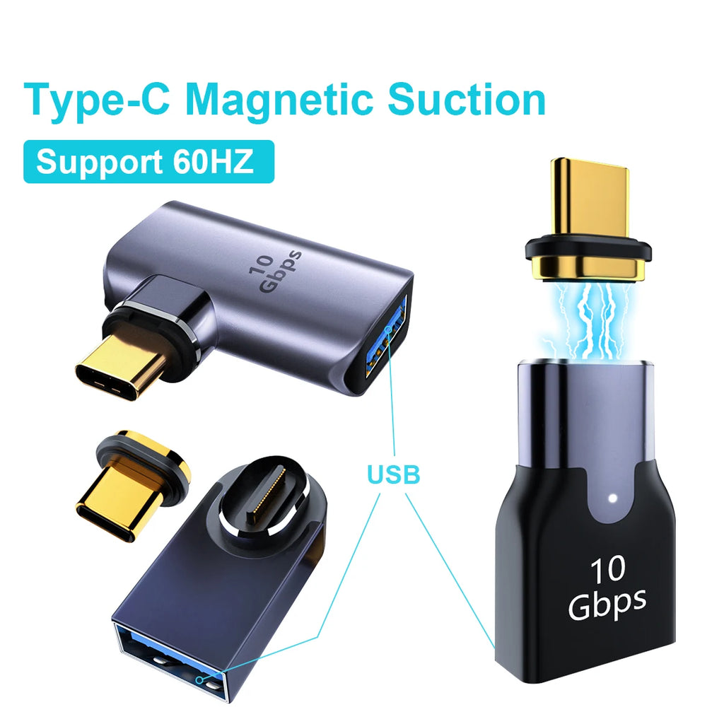CowLost | product_id-usb-3-1-10gbps-magnetic-otg-adapter-usb-a-to-usb-c-fast-charging-connector-for-macbook-and-phone |1