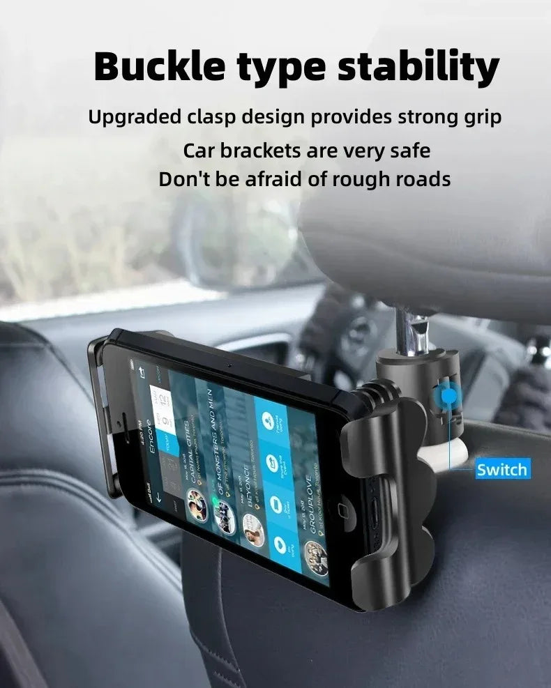 CowLost | mobile-phone-car-mounts-product_id-telescopic-car-tablet-phone-holder-360-adjustable-headrest-mount |9