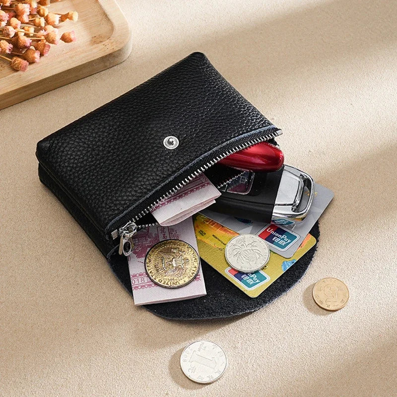 CowLost | activewear-pants-genuine-top-layer-cowhide-coin-purse-for-women |25