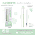 CowLost | product_id-planwith-lucky-clover-0-5mm-carbon-black-gel-pen-no-smudge-smooth-writing-rotary-twist |26