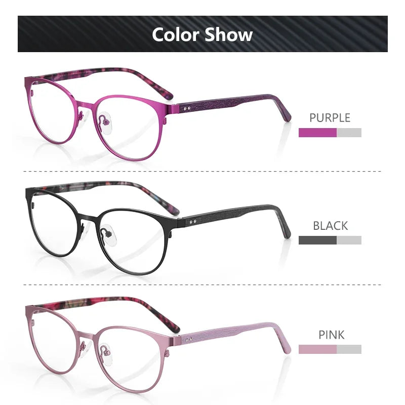 CowLost | zenottic-kids-round-metal-stylish-trending-glasses-frame |3