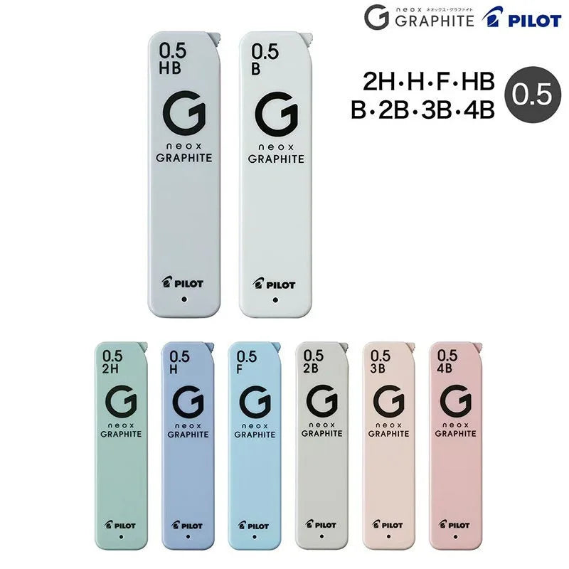 CowLost | pilot-limited-neox-hrfg-05-auto-feed-graphite-lead-0-3-0-5-0-7mm-high-purity-for-shake-advance-mechanical-pencil-japanengineered-1 |1