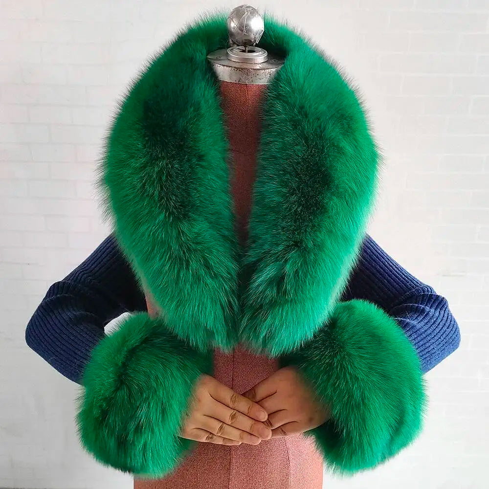 CowLost | winter-natural-fox-fur-scarf-and-cuff-set |52