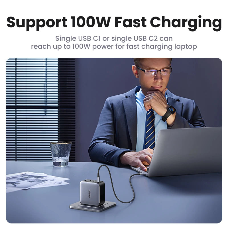 CowLost | ugreen-100w-gan-charger-usb-c-charger-qc4-0-3-0-quick-charge |3