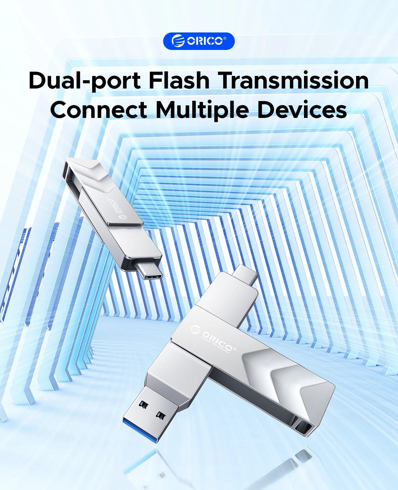 CowLost | orico-dual-flash-drive-2-in-1-usb-c-a-3-2-gen2 |2