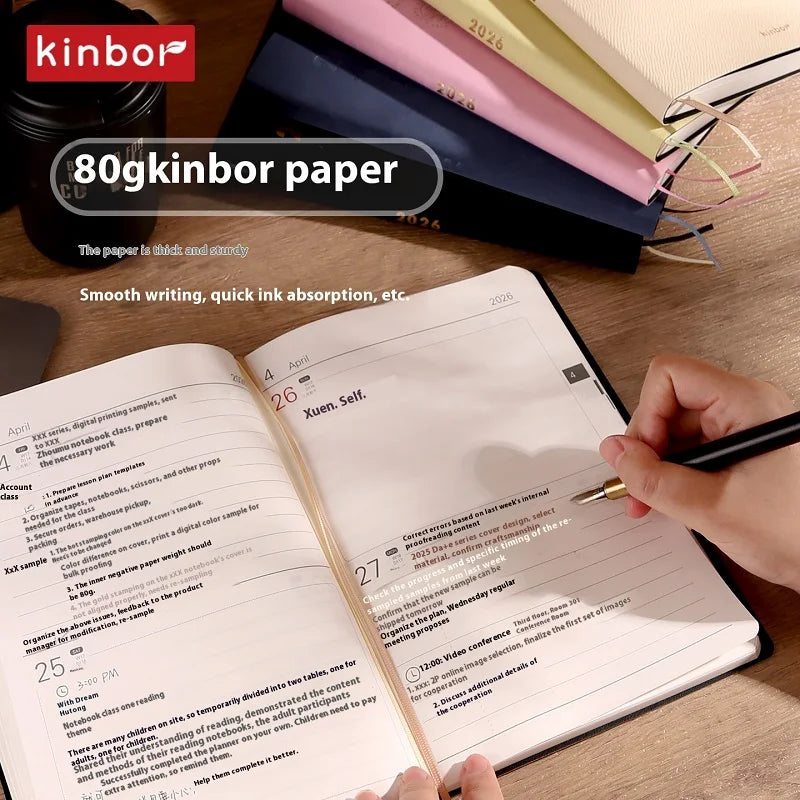 CowLost | product_id-kinbor-2026-a5-pu-leather-planner-one-day-per-page-time-blocking-scheduling-goals-tracking-notepad |6