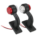 CowLost | truck-lamp-12-24v-led-side-marker-light-indicator-lamp-car-styling-red-white-tail-light-assembly-2pcs-set |12