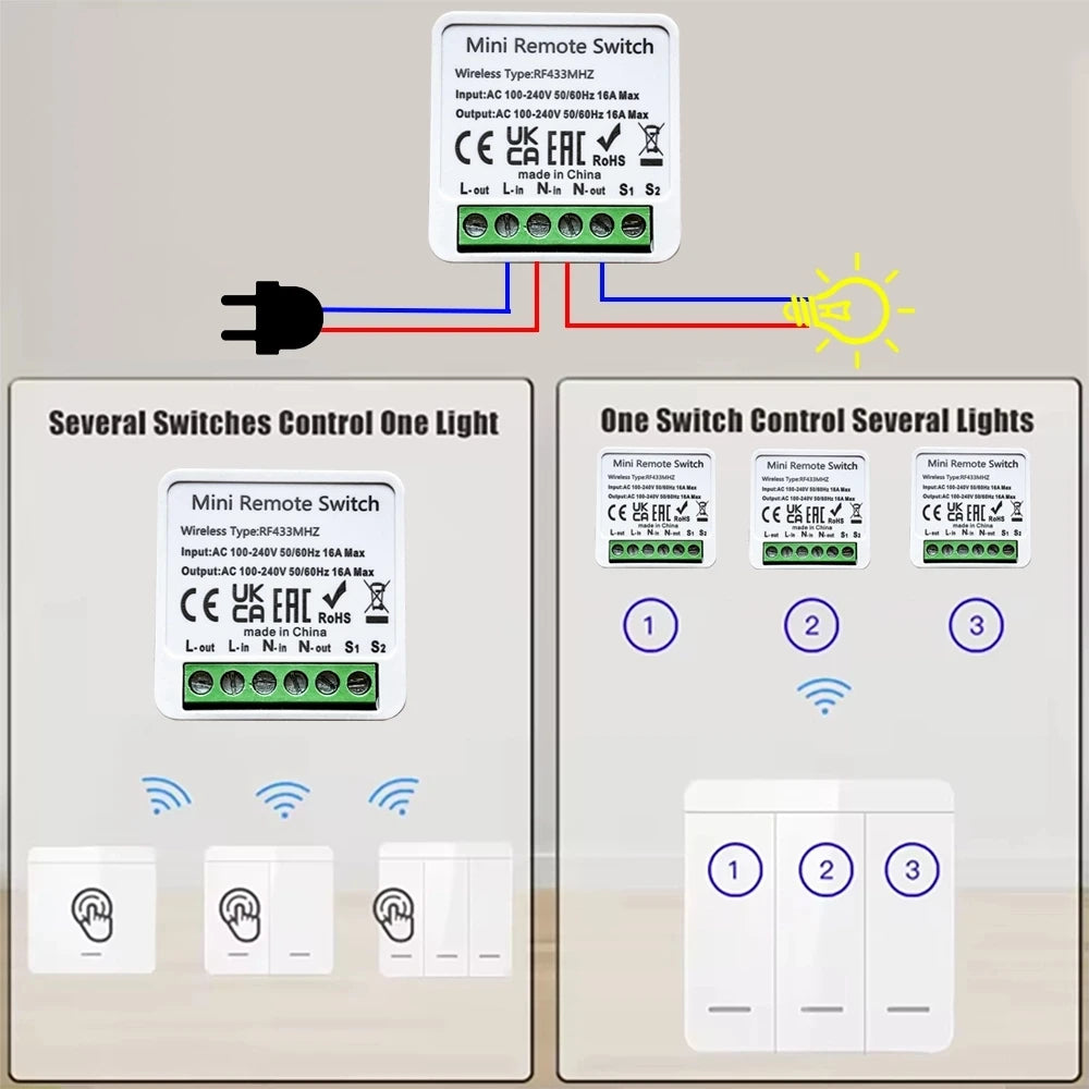 CowLost | wireless-receivers-product_id-wireless-rf-433mhz-1-2-3-gang-wall-switch-relay-receiver-for-led-lamp |5