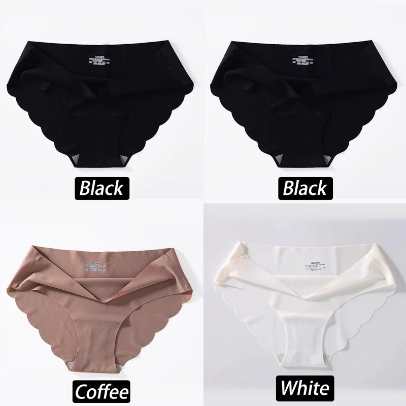 CowLost | activewear-pants-4pcs-seamless-silk-high-waist-briefs-for-women |46