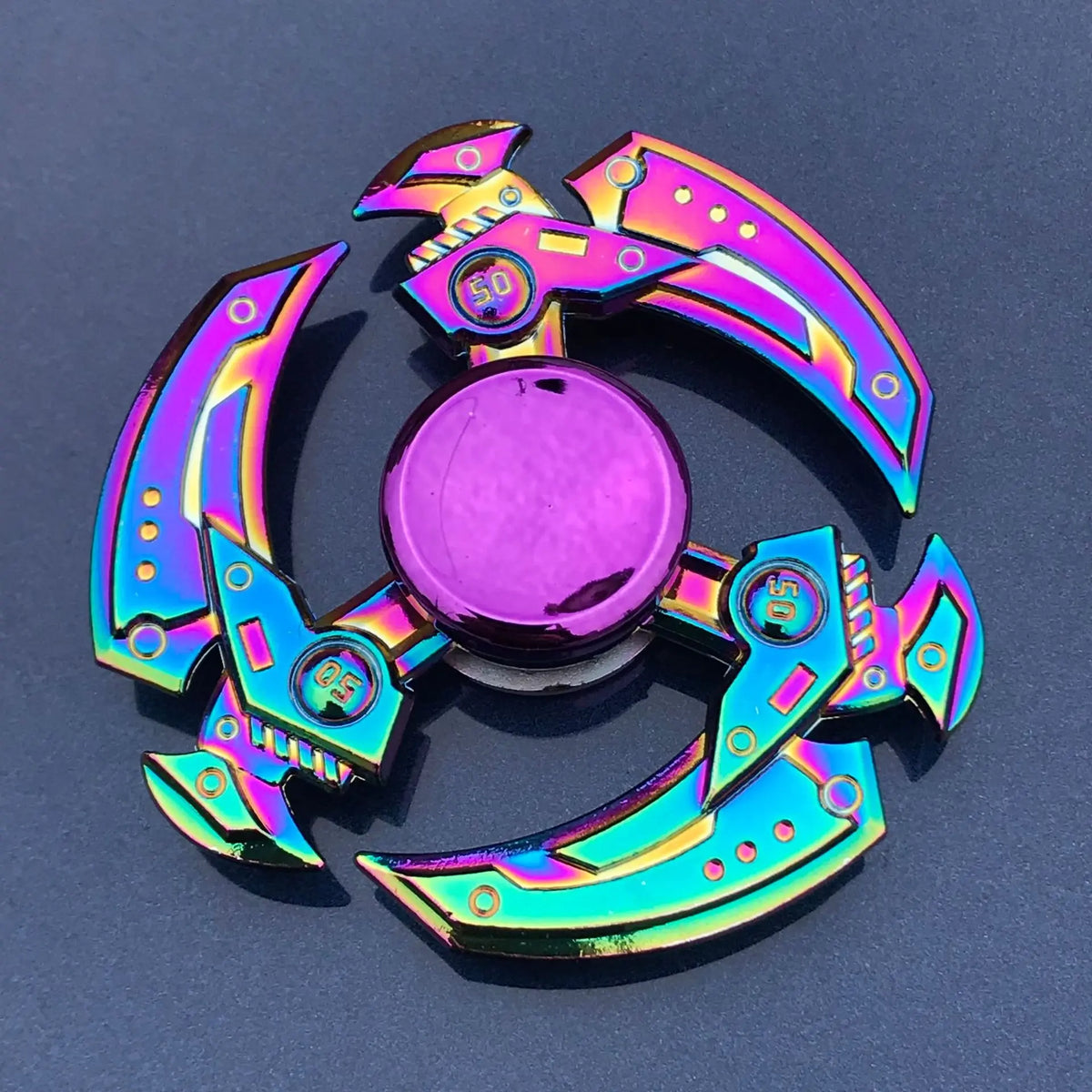 CowLost | product_id-metal-rainbow-gradient-fidget-spinner-r188-mute-bearing-anti-anxiety-edc-hand-toy |25