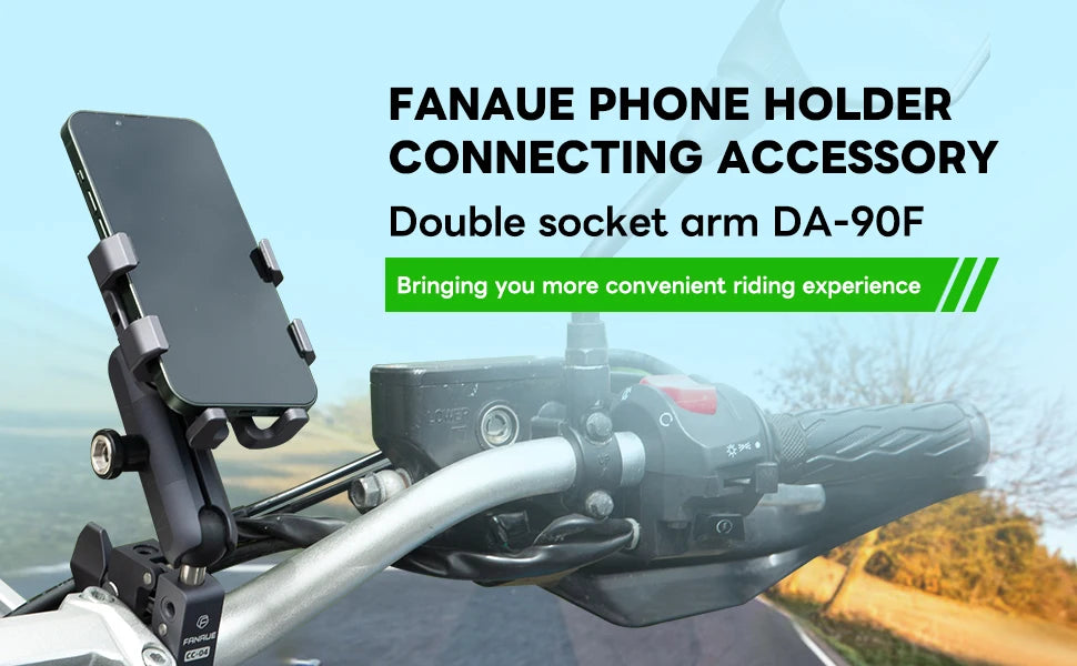 CowLost | product_id-fanaue-aluminum-anti-theft-double-socket-arm-with-25mm-ball-1-adapter-for-ram-mounts-bike-phone-holder |7