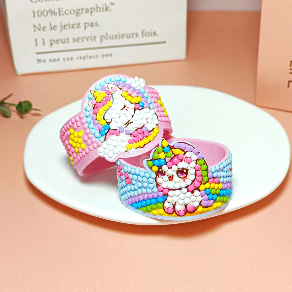 CowLost | product_id-diy-childrens-diamond-drawing-bracelet-kit-with-eva-wristband-gift |19