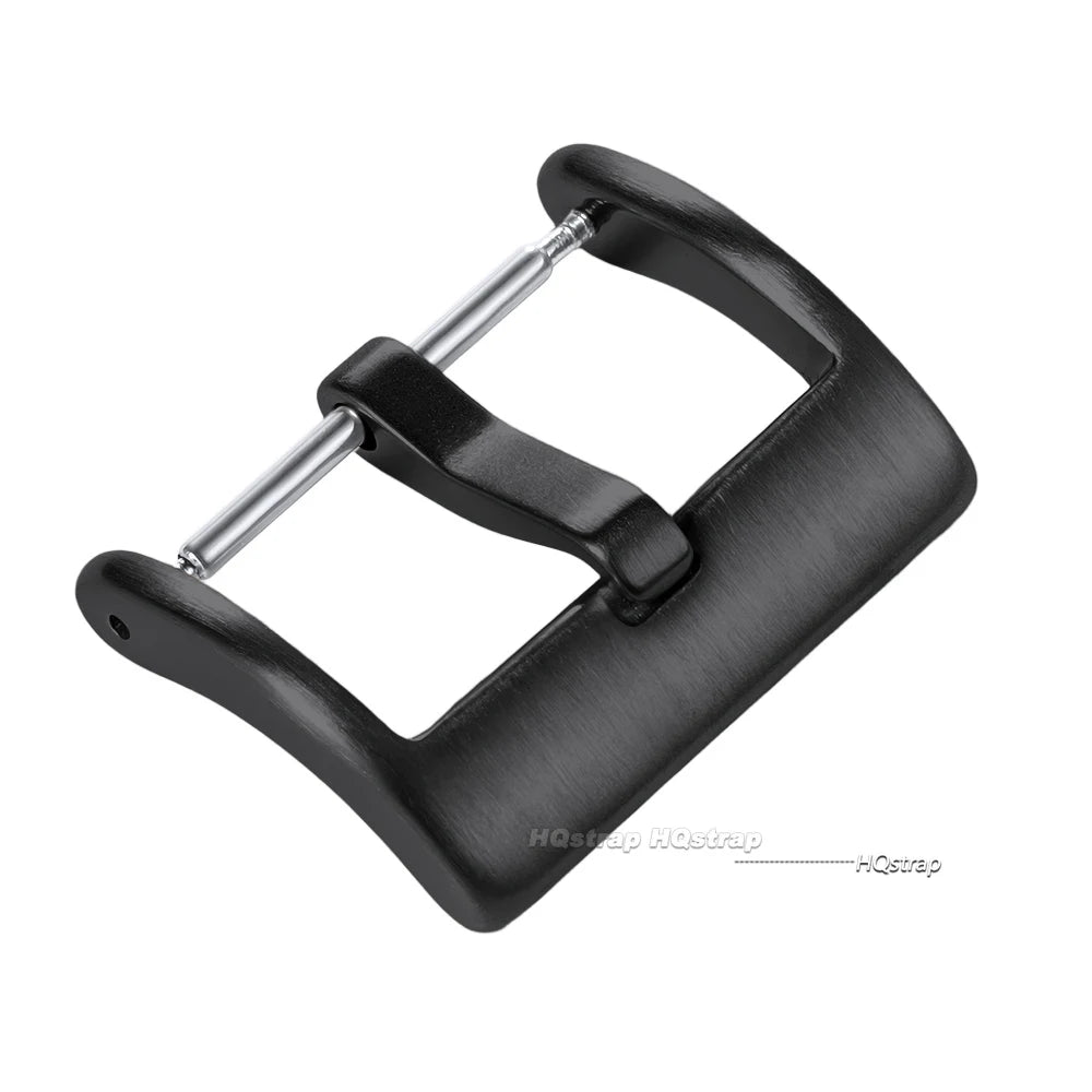 CowLost | product_id-16-22mm-stainless-steel-watch-band-buckle-square-button-clasp-silver-black-matte-polished |18