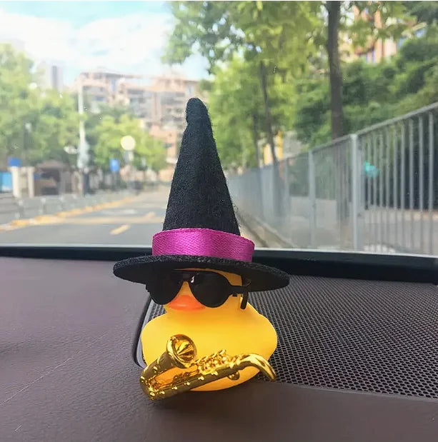 CowLost | product_id-halloween-yellow-rubber-duck-cowboy-car-dashboard-ornament-decoration |7