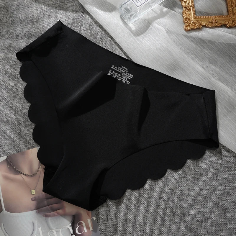 CowLost | s-2xl-womens-seamless-panties-ice-silk-solid-underwear |10