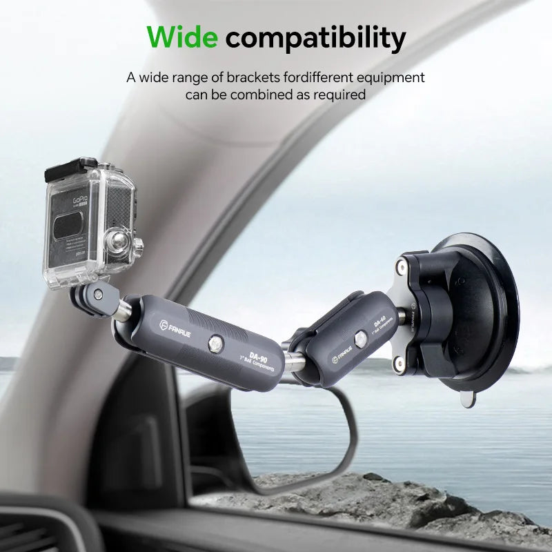 CowLost | product_id-fanaue-double-ball-mount-adapter-1-to-17mm-25mm-composite-extension-for-ram-mounts |5