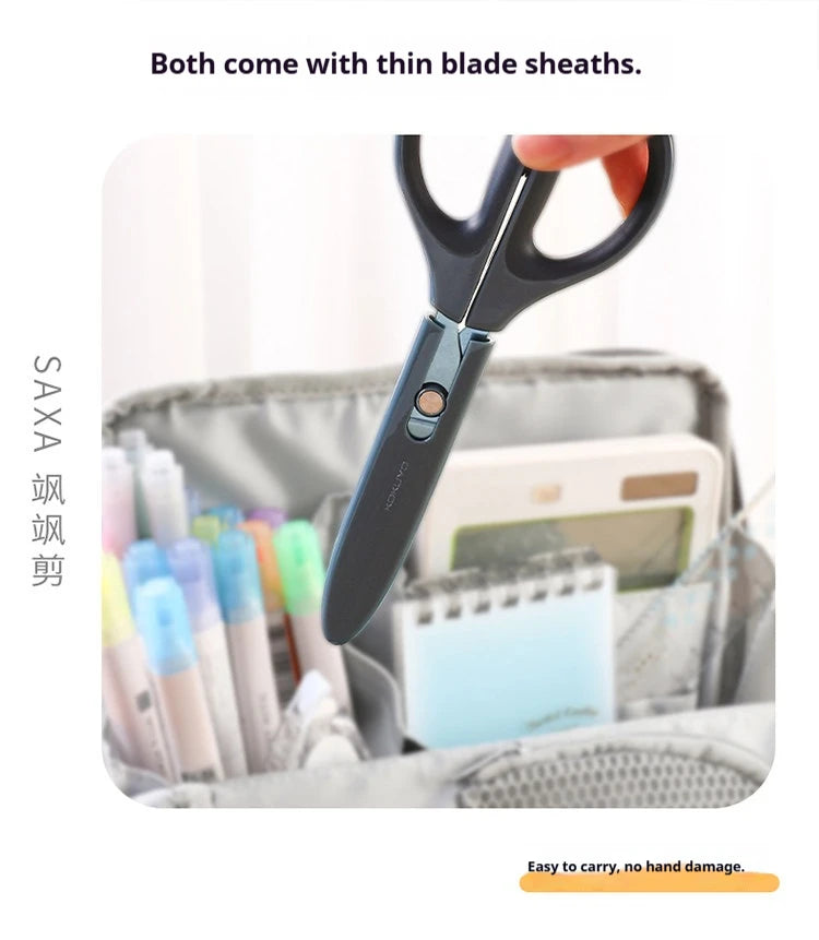 CowLost | product_id-kokuyo-saxa-titanium-coated-safety-scissors-with-cover-for-school-office-and-travel |11