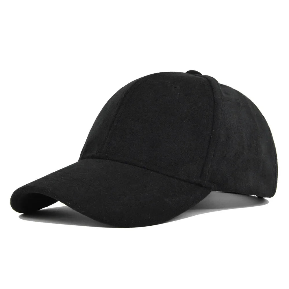 CowLost | solid-suede-retro-baseball-caps-for-men-women |21