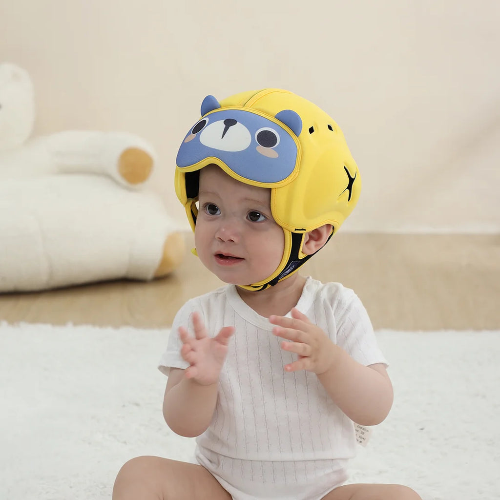 CowLost | mambobaby-guard-hat-bear-safe-anti-shock-baby-helmet |6