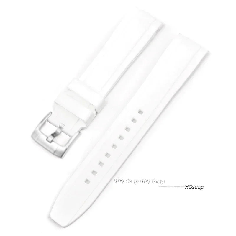 CowLost | product_id-curved-end-waterproof-silicone-rubber-watch-strap-for-citizen-swatch-rolex-20mm-22mm |25